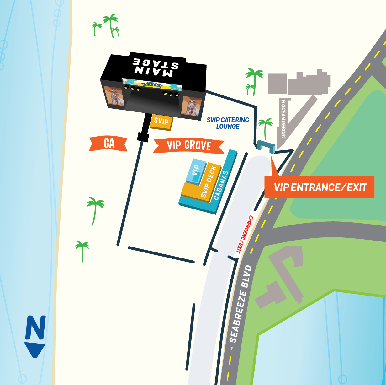 TMF VIP overview map