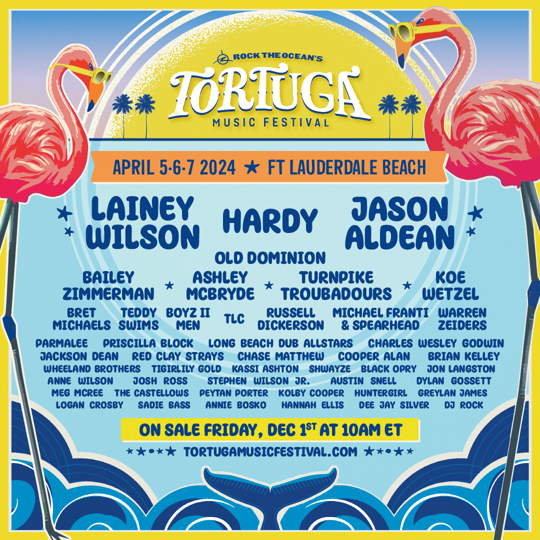 Tortuga 2024 Music Festival Lineup and Tickets Info